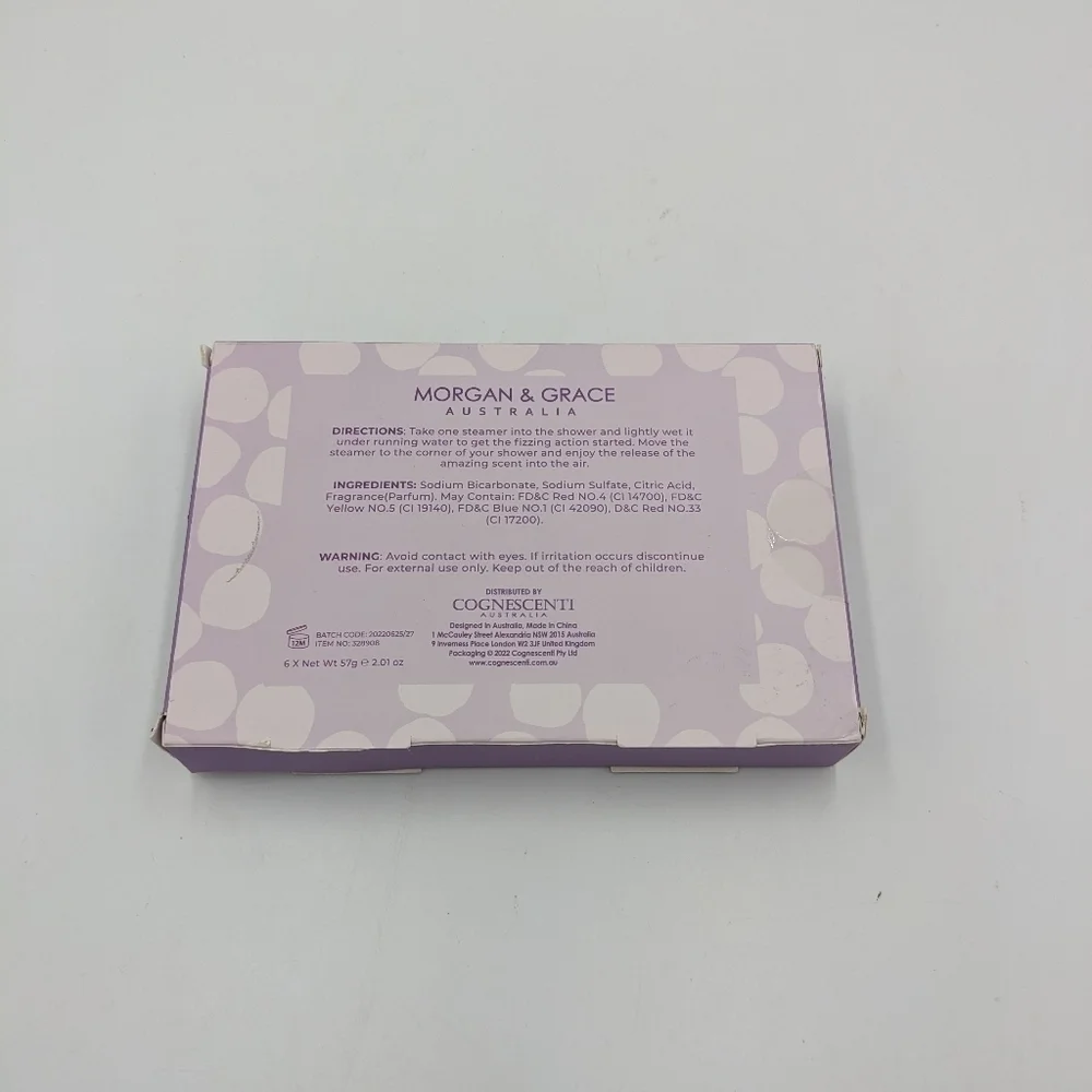 NWT Morgan & Grace Winter Berries Shower Steamers